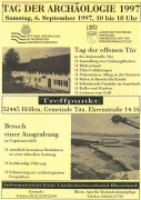 Plakat Tag der Archäologie 1997