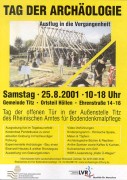 Plakat Tag der Archäologie 2001
